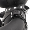 The Red Ours en cuir Bendy The Bdsm Teddy Bear Noir
